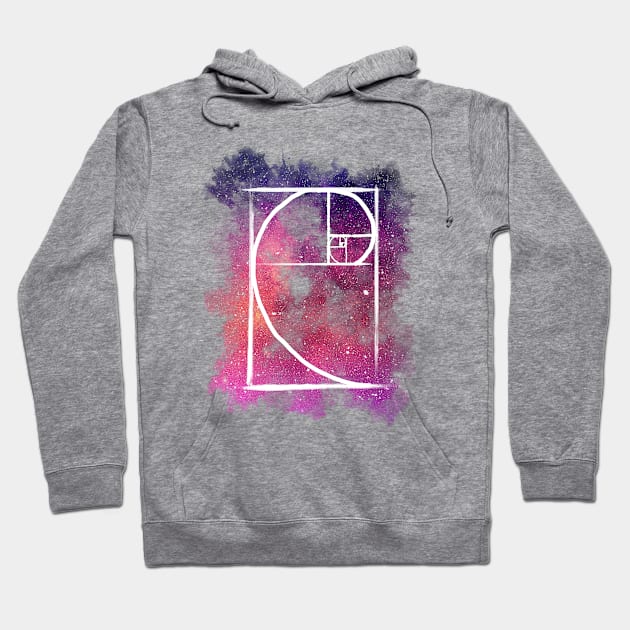 Fibonacci Galaxy Hoodie by HilariousDelusions